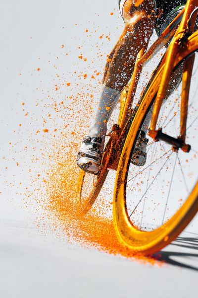Dynamic Cycling Action Poster. poster