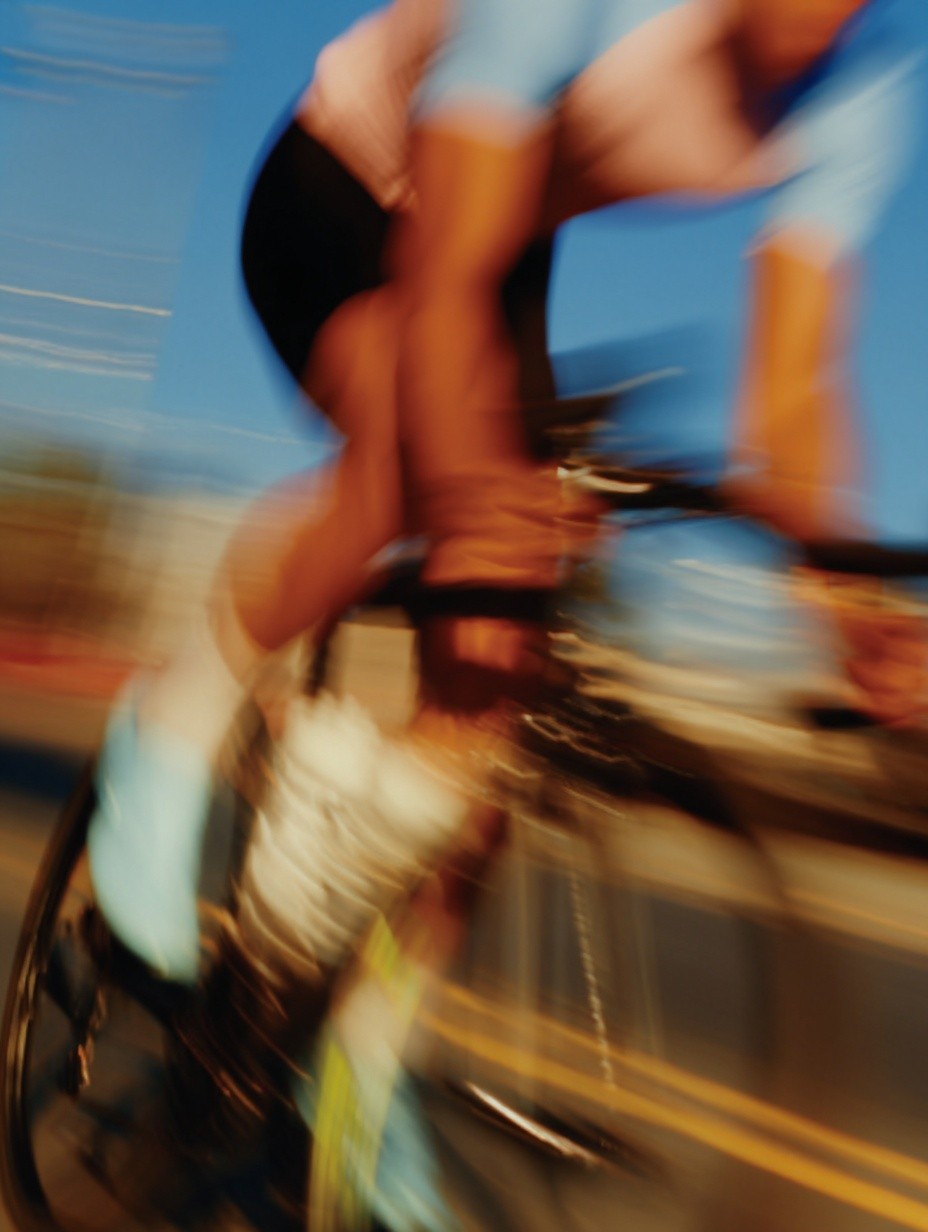Cyclist in Motion — Photography Print. poster — photography art