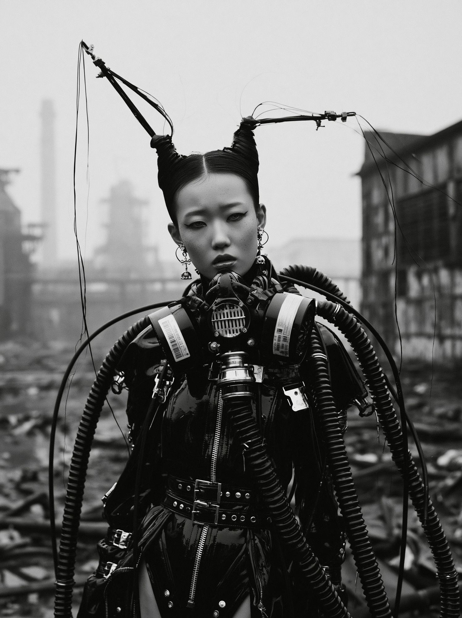 Cyberpunk Portrait — Photography Print. poster detail
