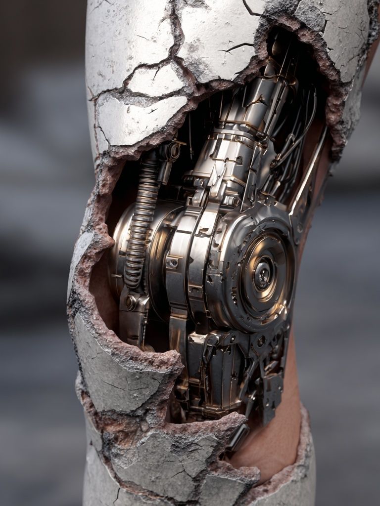 Cyborg Arm Surrealism Poster. poster — fine-art art