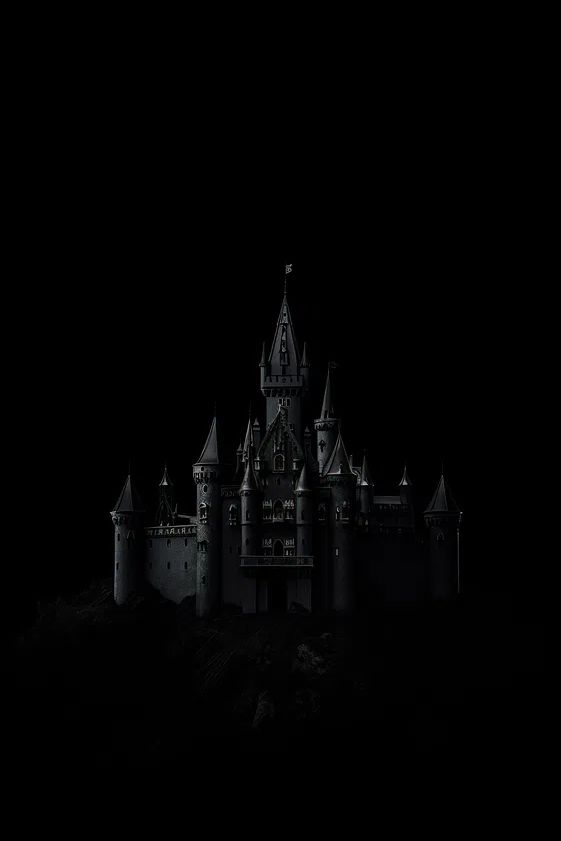 Dark Castle — Fine Art Print. poster — fine-art art