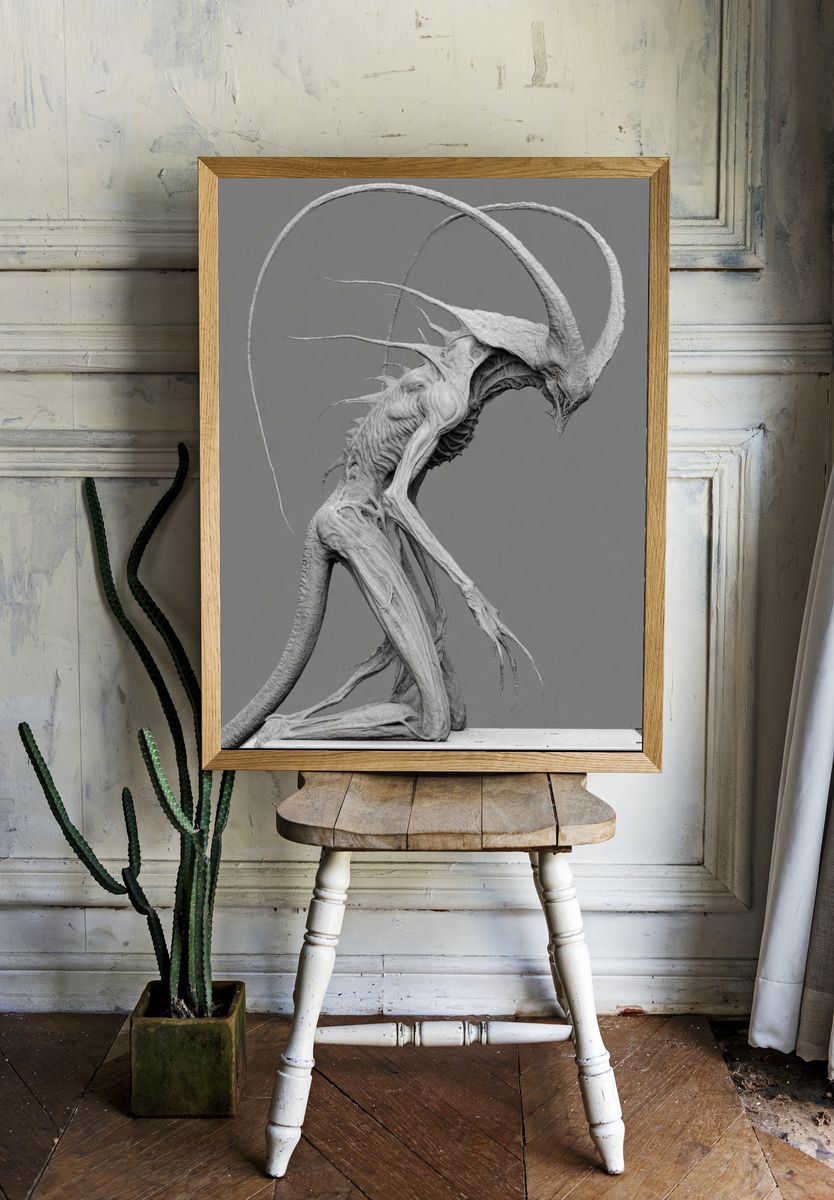 Demonic Creature — Fine Art Print room preview