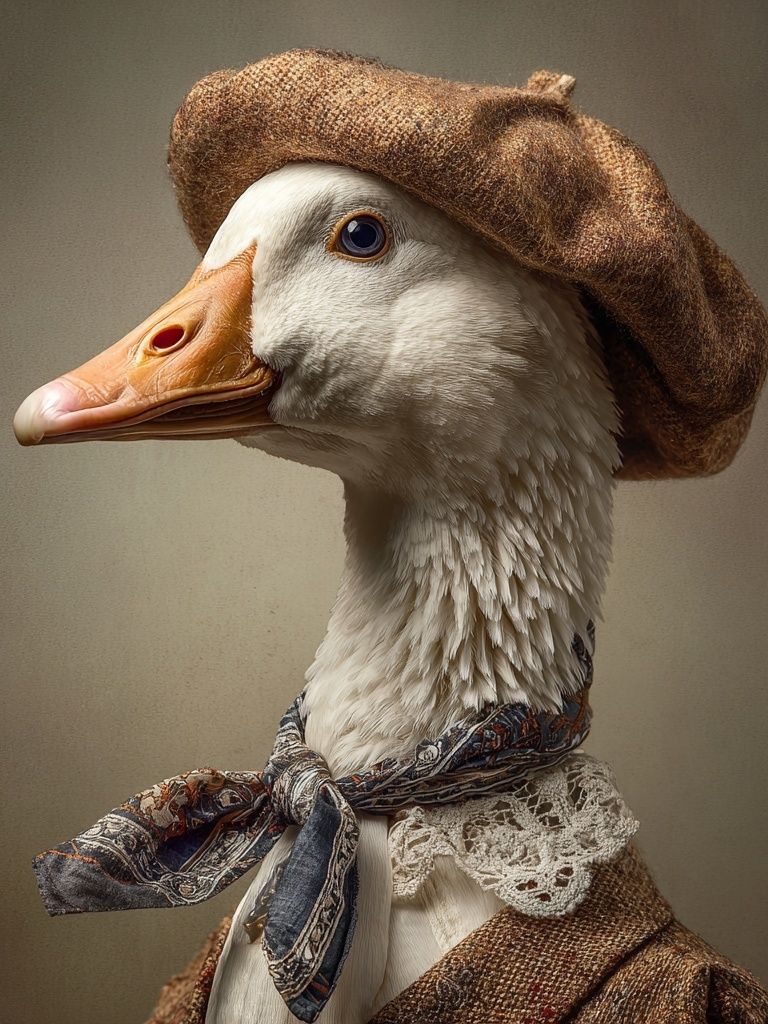 Dapper Duck — Funny Print. poster detail