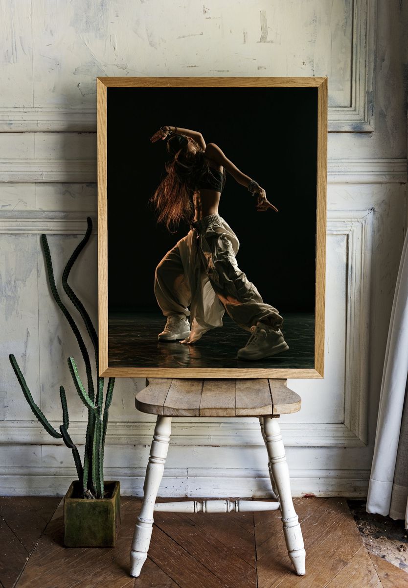 Contemporary Dancer Photography Poster. room preview