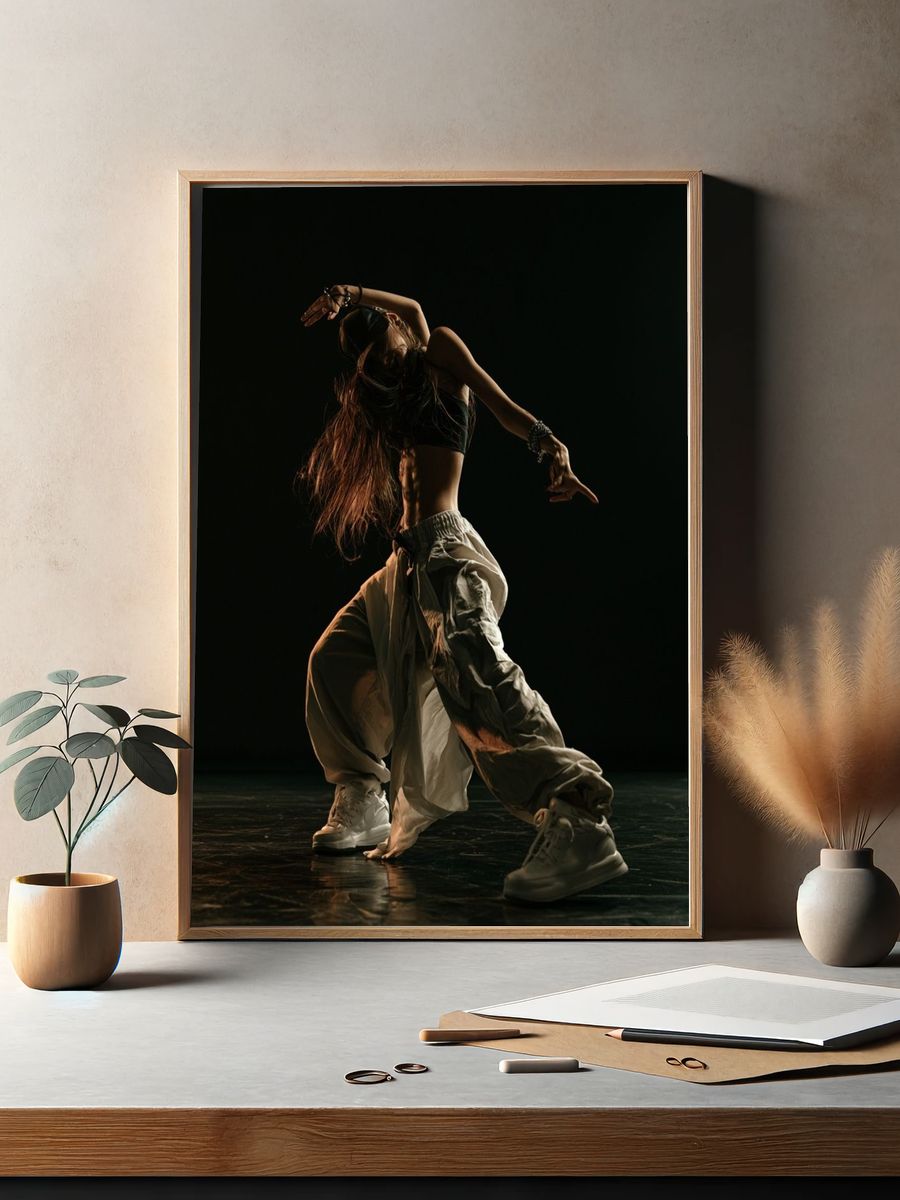 Contemporary Dancer Photography Poster. — room view 2