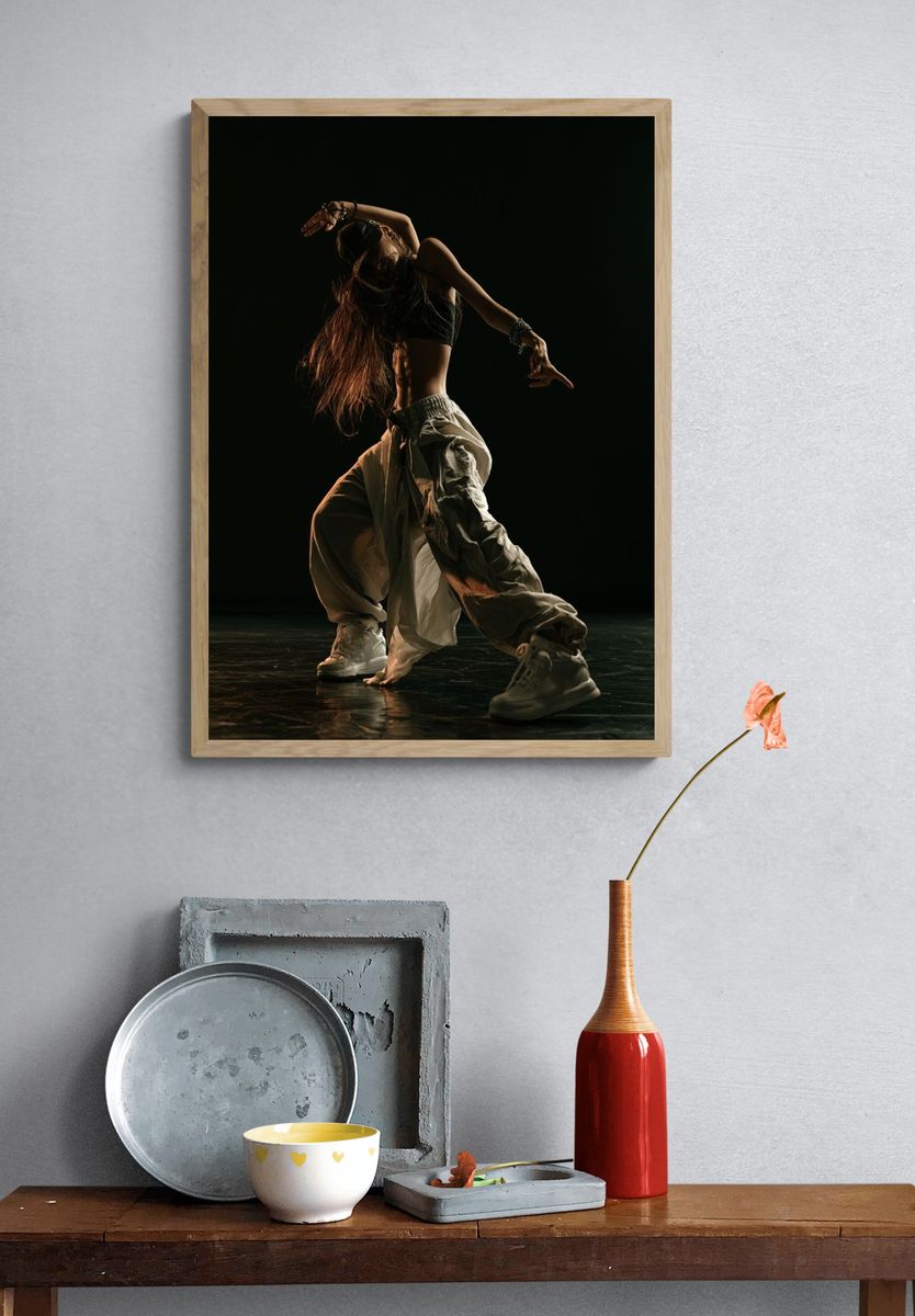 Contemporary Dancer Photography Poster. — room view 3