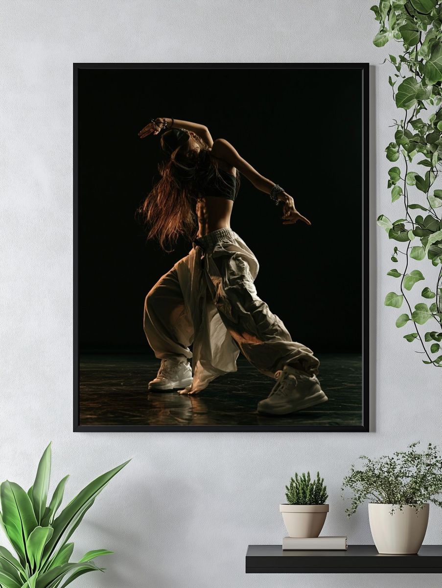 Contemporary Dancer Photography Poster. — room view 4