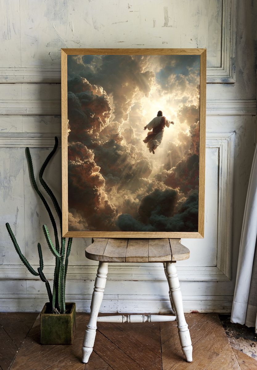 Divine Ascension — Fine Art Print room preview