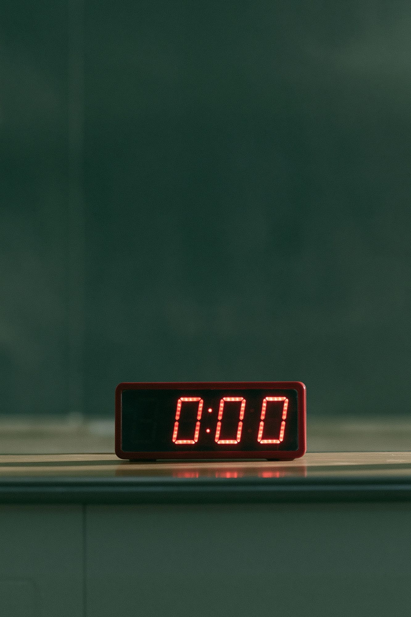 Digital Alarm Clock Photography Poster. poster — photography art