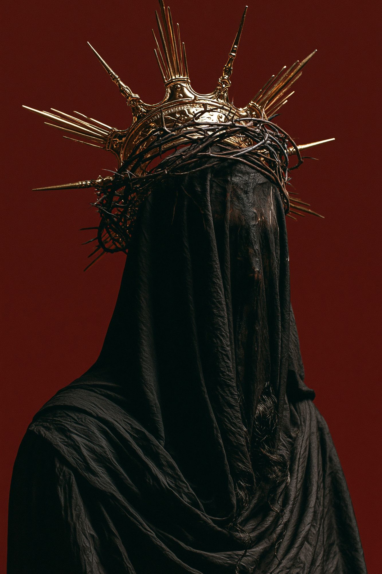 Dark Crown Figure Photography Poster. poster detail