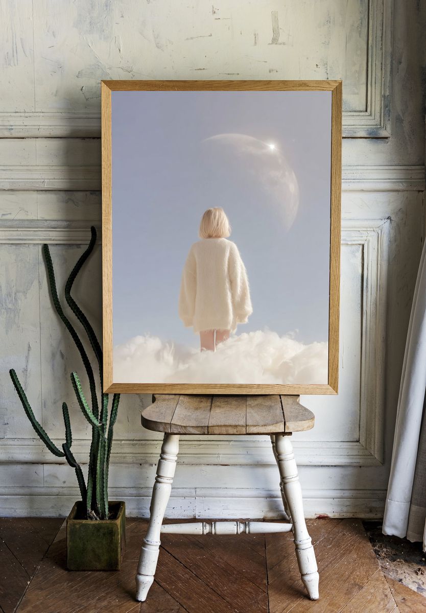 Dreamy Cloudscape — Fine Art Print room preview