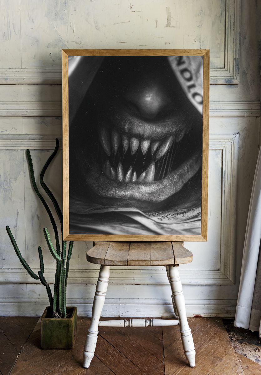 Dark Creature — Fine Art Print room preview