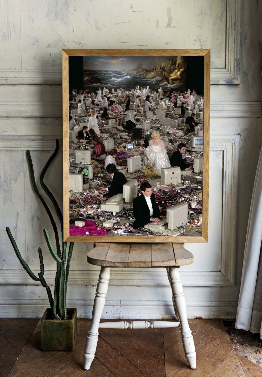 Digital Chaos — Fine Art Print room preview