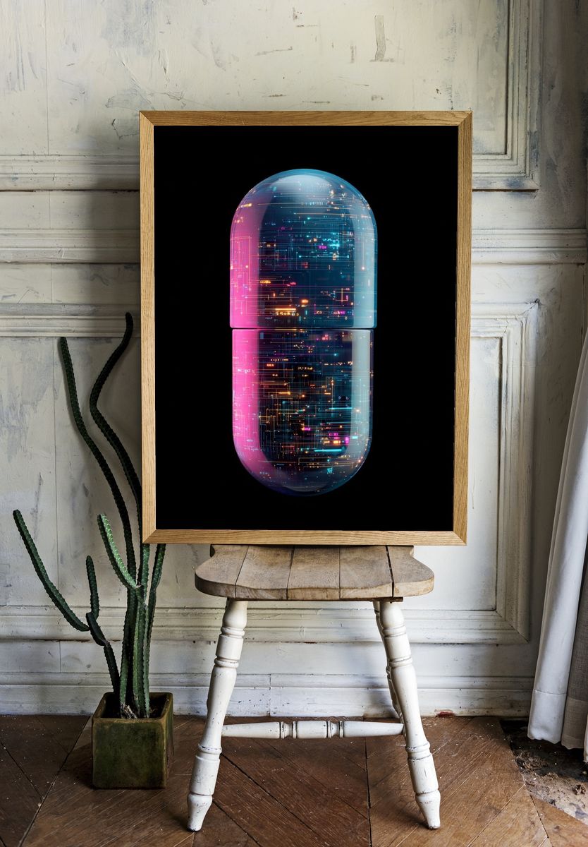 Digital Capsule — Abstract Print room preview