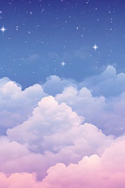Dreamy Clouds at Twilight Poster