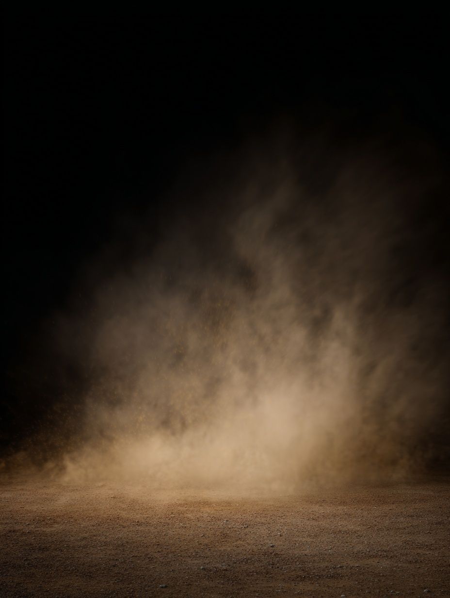 Desert Dust Cloud Photography Poster. poster detail