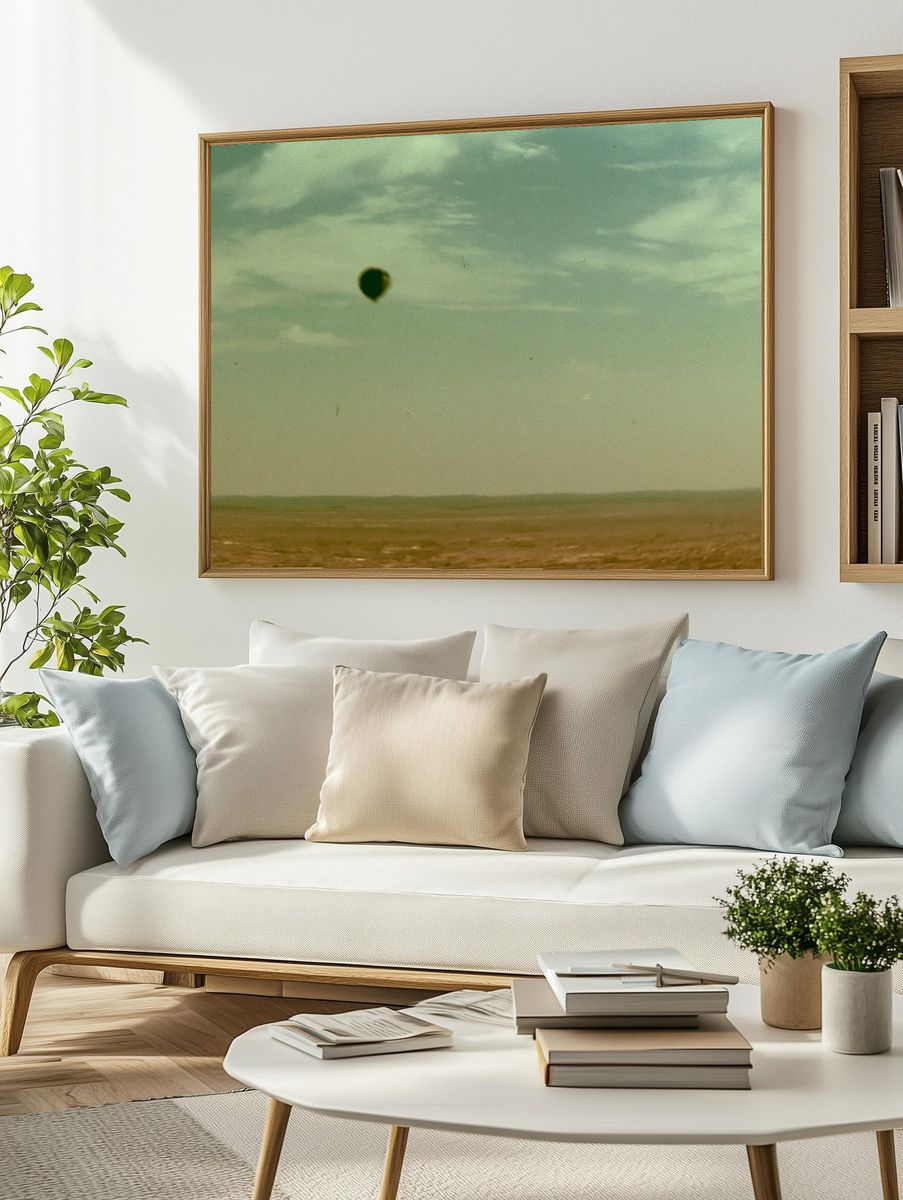 Desert Sky Horizon Photography Poster. — room view 2