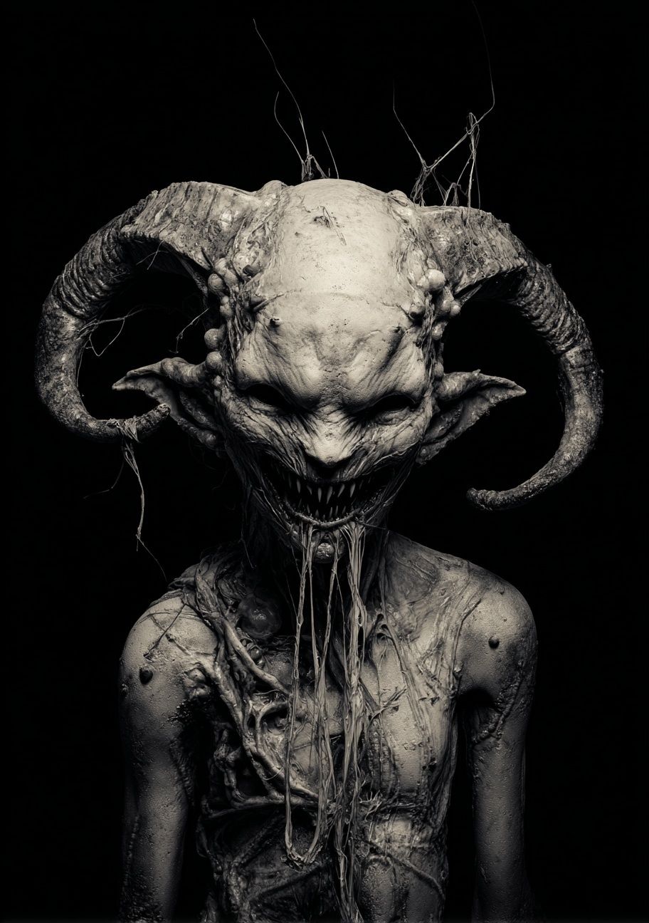 Demonic Creature — Dark Fantasy Print. poster detail