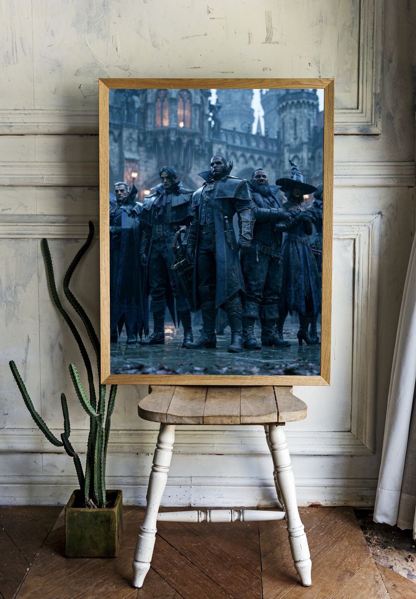 Dark Fantasy Guild Portrait Poster. room preview