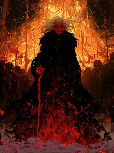 Dark Fantasy Inferno Print.