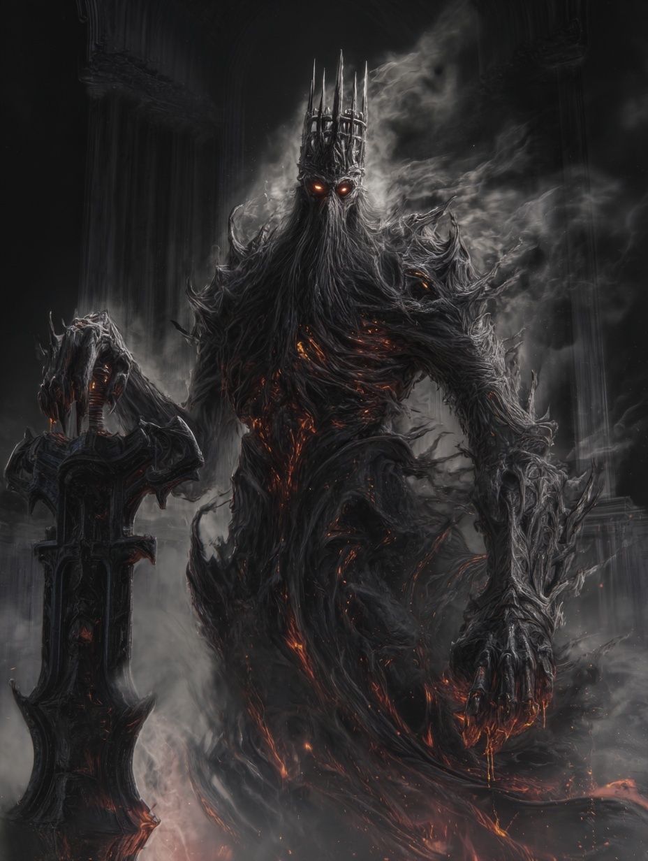 Dark Fantasy King Poster. poster detail