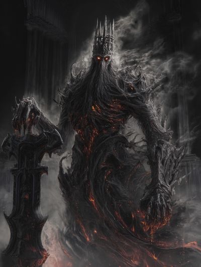 Dark Fantasy King Poster. poster