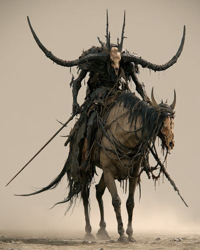 Dark Fantasy Rider Poster. poster