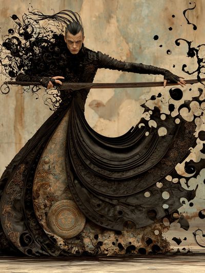 Dark Fantasy Warrior Print.