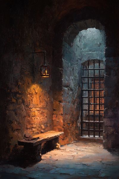 Mysterious Dungeon — Fine Art Print. poster print
