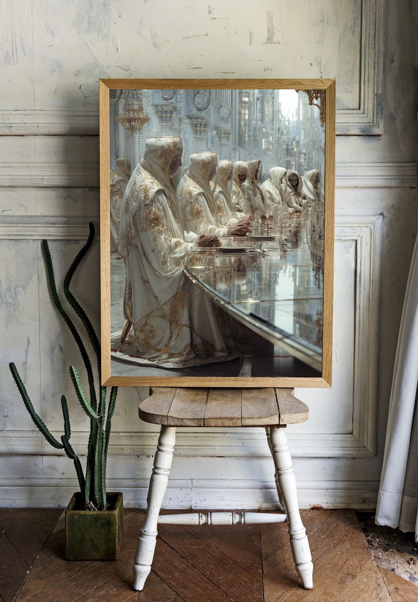 Divine Gathering — Fine Art Print room preview