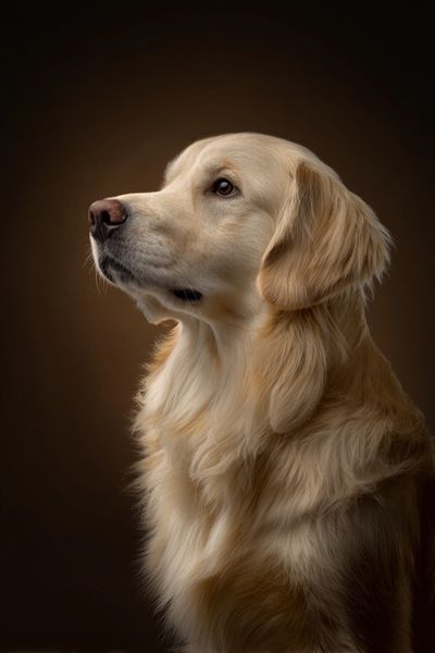 Golden Retriever Portrait Poster. poster