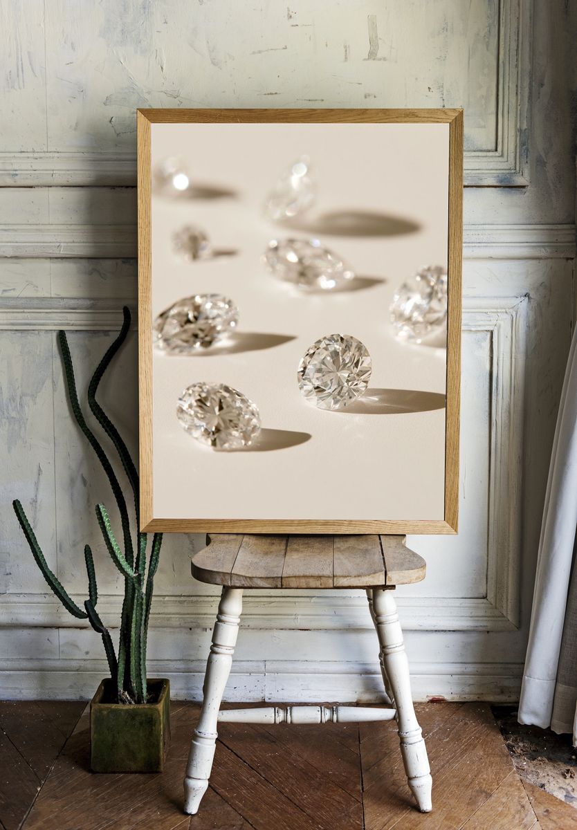 Diamond Gems Photography Poster. room preview