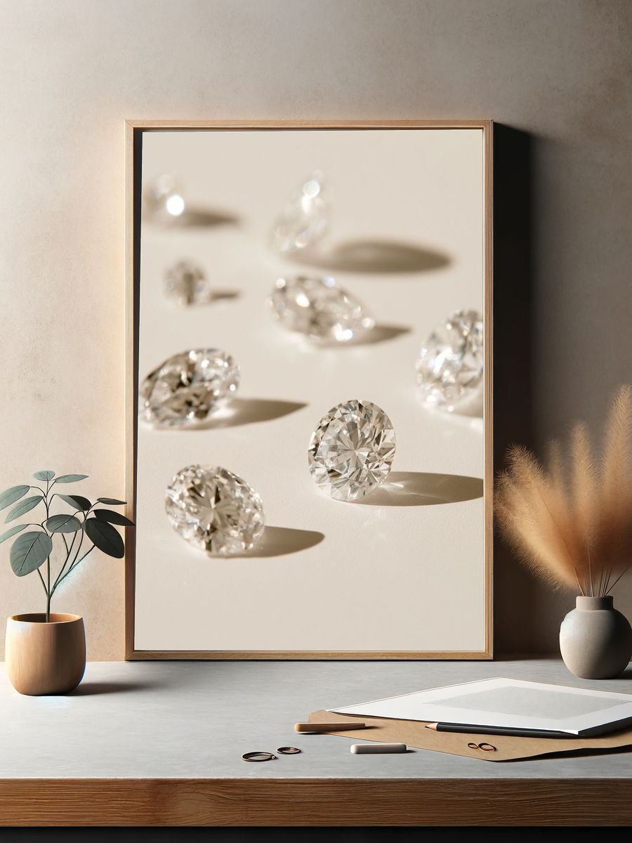 Diamond Gems Photography Poster. — room view 2