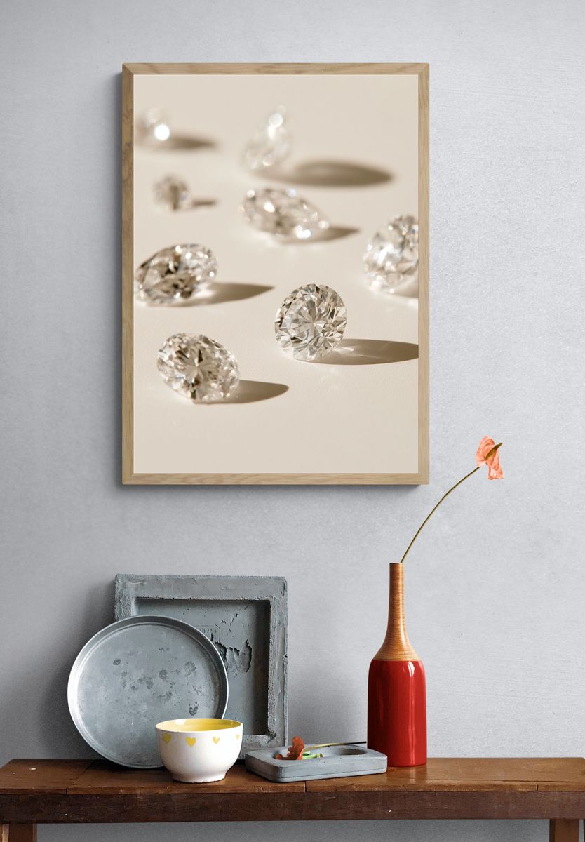 Diamond Gems Photography Poster. — room view 3