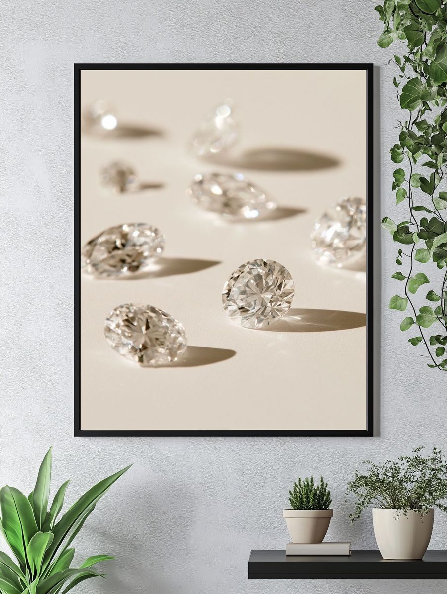 Diamond Gems Photography Poster. — room view 4