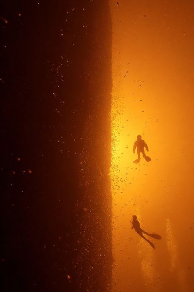 Diving into the Abyss — Photography Print. poster print