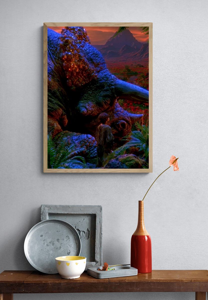 Dinosaur Valley Sunset Poster. — room view 3