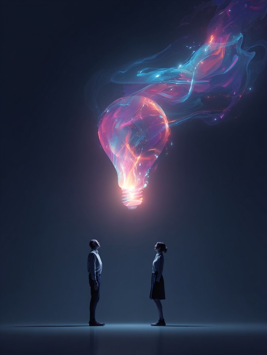 Illuminated Ideas — Digital Art Print. poster detail
