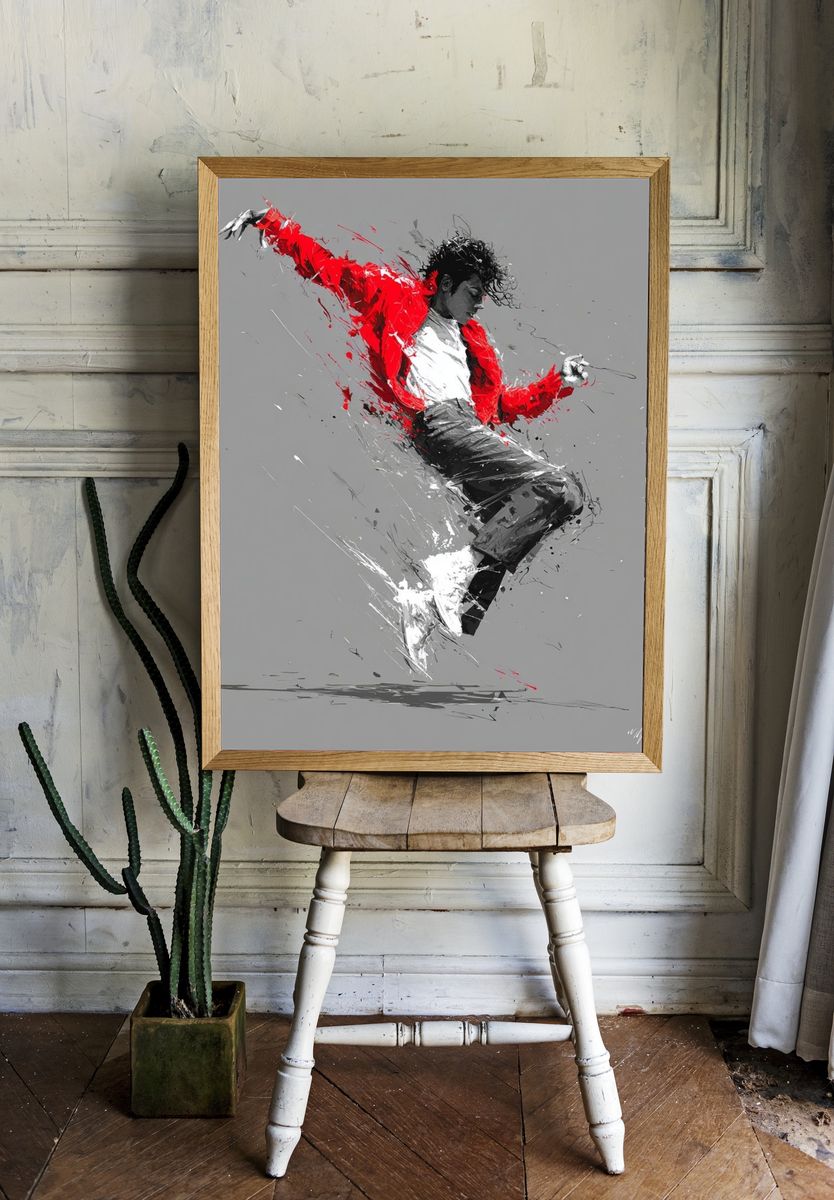 Dancing Icon — Pop Art Print room preview