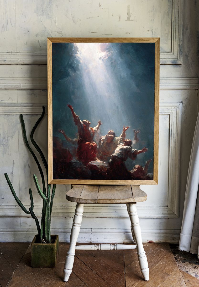 Divine Light — Fine Art Print. — room view 1