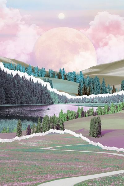 Dreamy Landscape — Art Print. poster