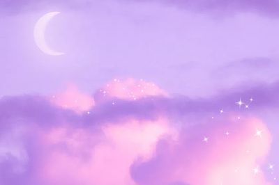 Dreamy Moonlit Clouds — Art Print. poster print