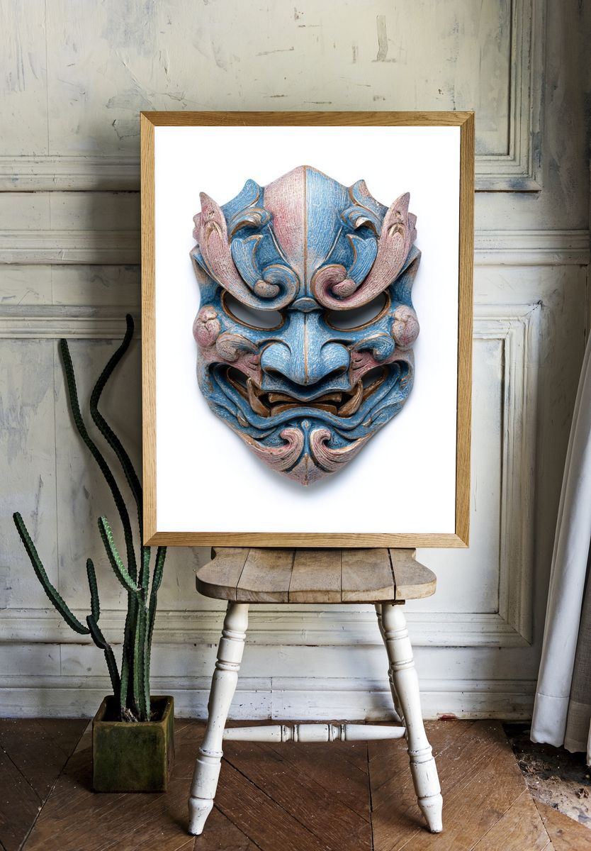 Decorative Mask — Art Print. room preview