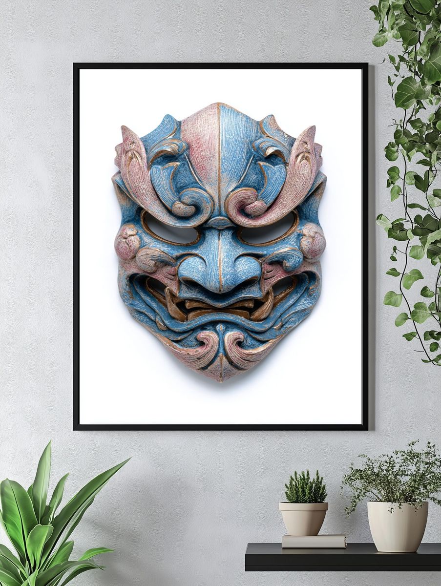 Decorative Mask — Art Print. — room view 4