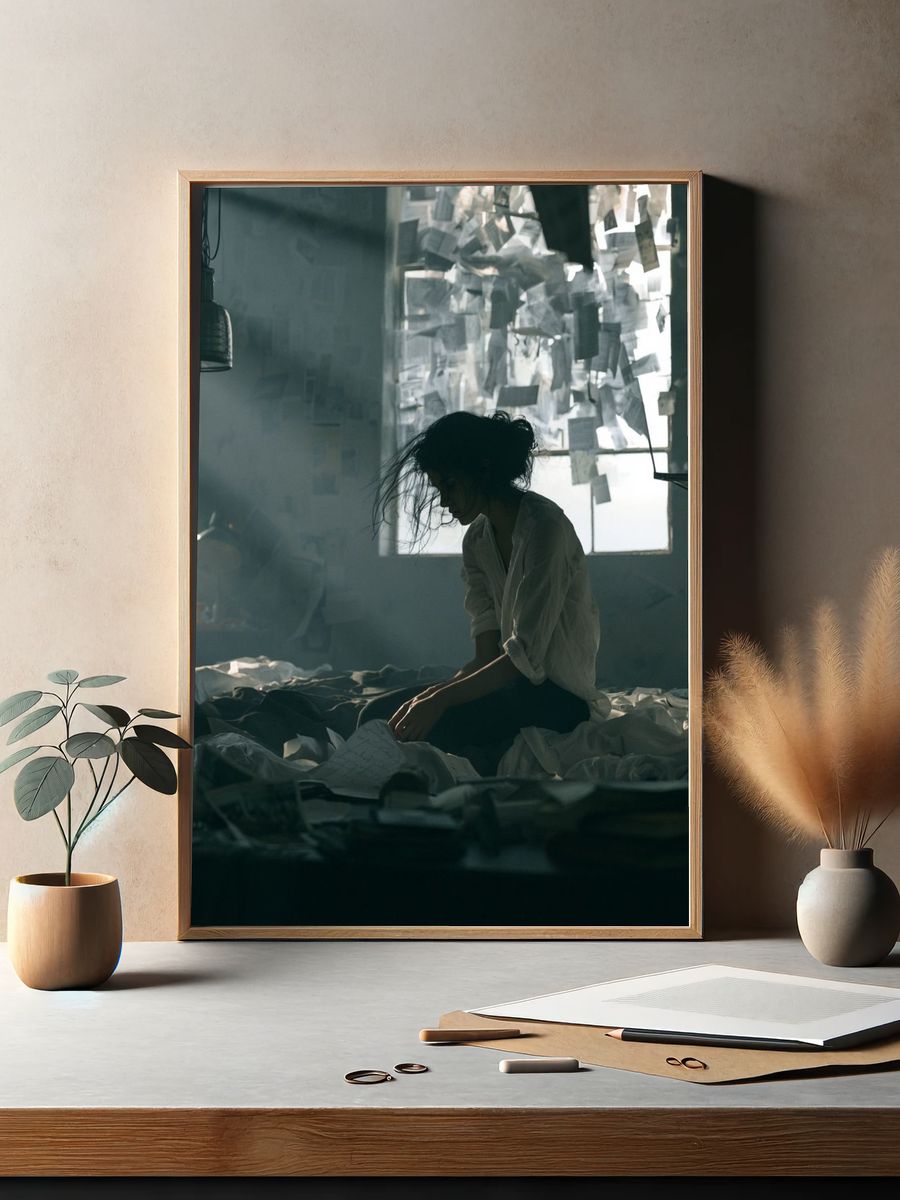 Dreamlike Studio Portrait Print. — room view 2