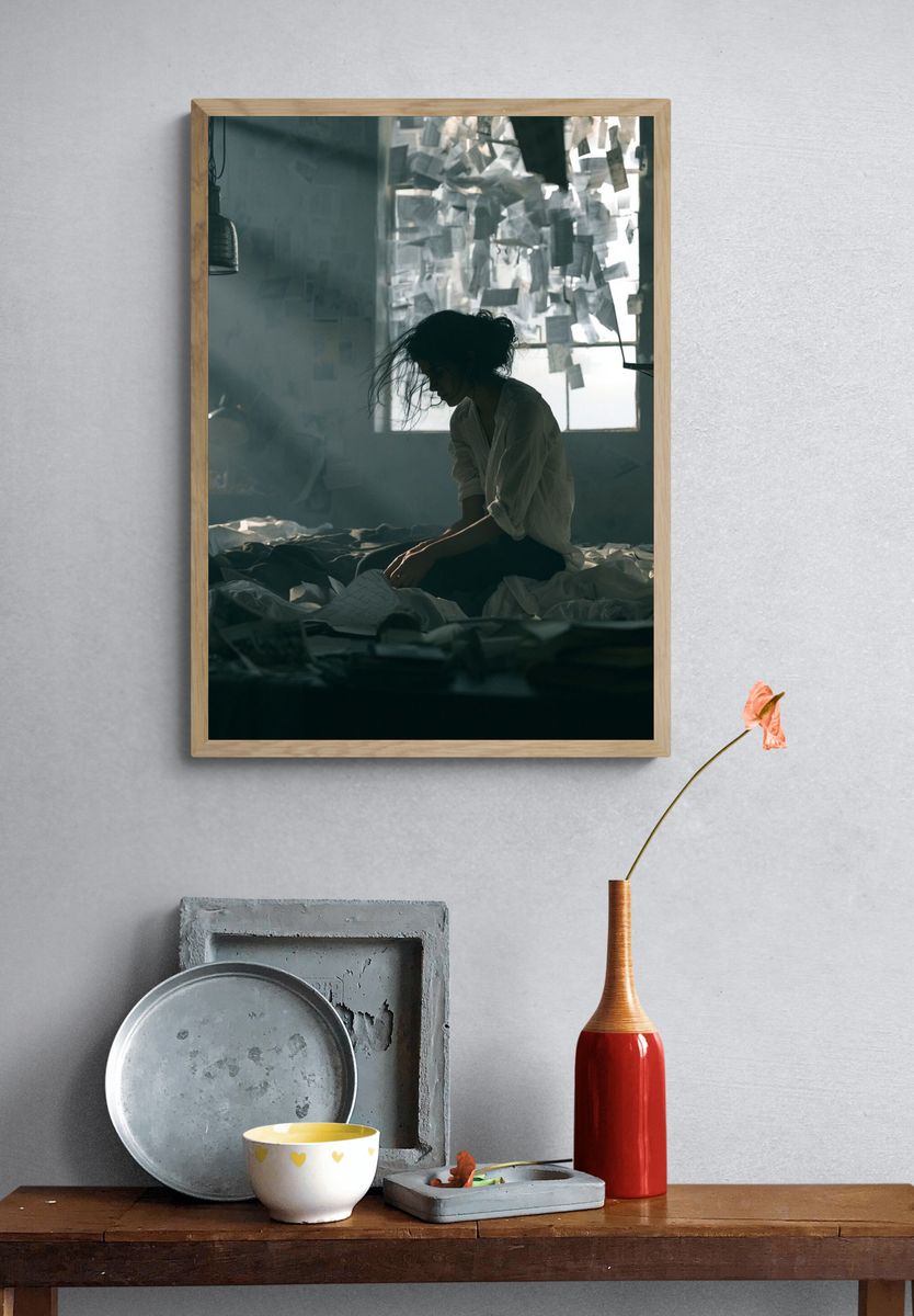Dreamlike Studio Portrait Print. — room view 3