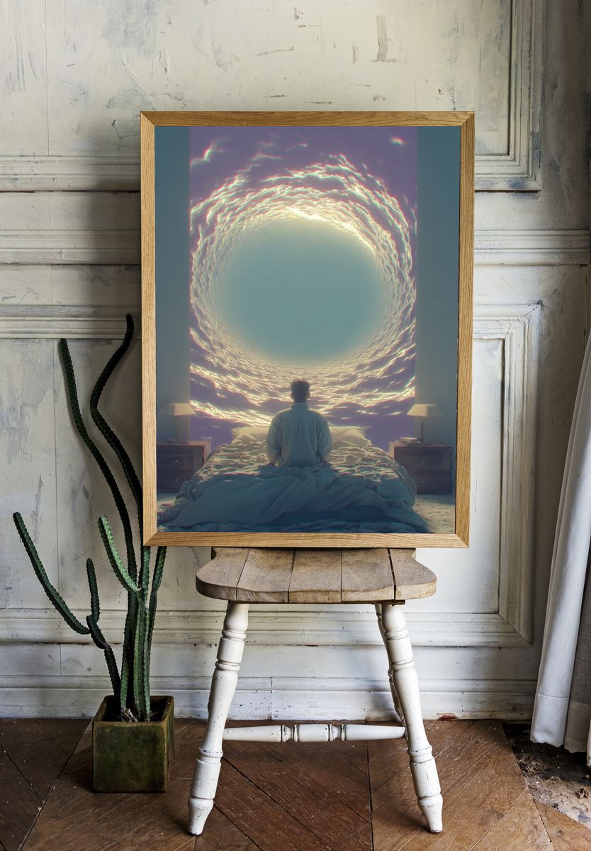Dreamy Portal — Surrealism Print room preview