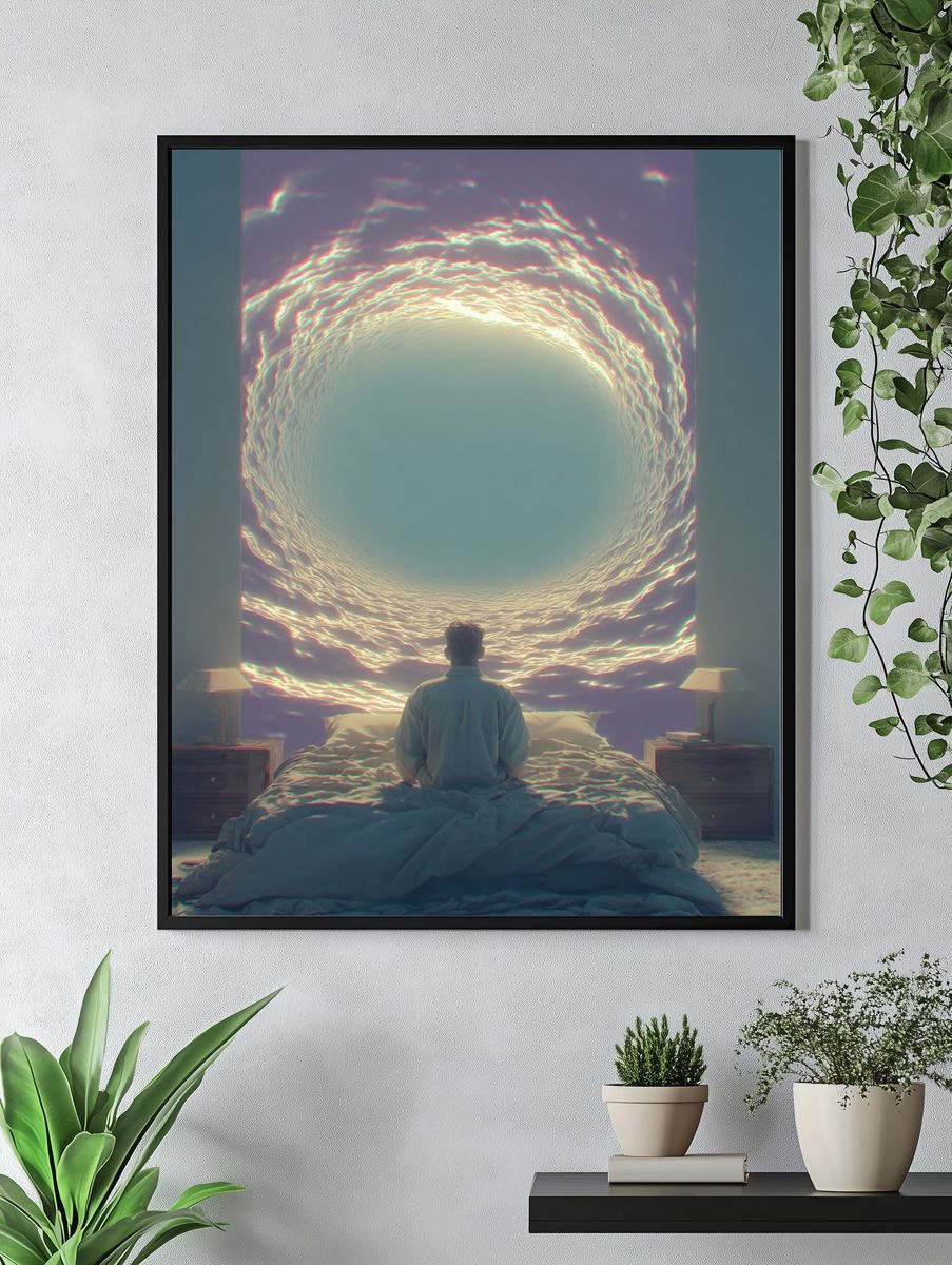 Dreamy Portal — Surrealism Print. — room view 4