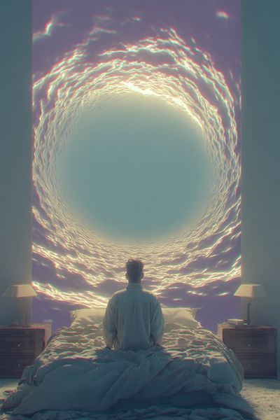 Dreamy Portal — Surrealism Print. poster print