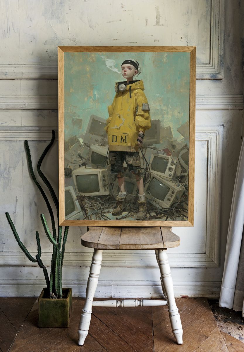 Urban Youth — Digital Art Print room preview